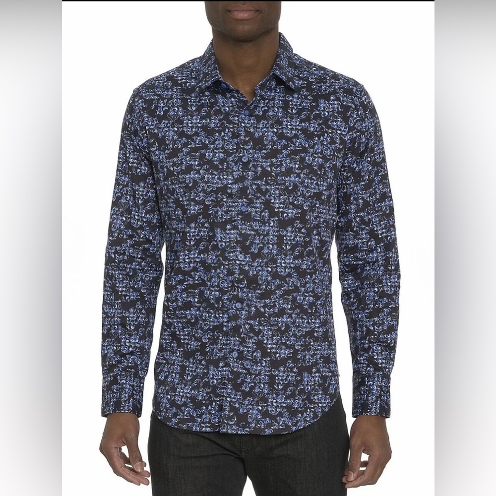 Robert Graham Men's Luxury Long Sleeve Button Down Shirt size XL NWT